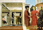 Piero della Francesca Flagellation of Christ oil painting artist